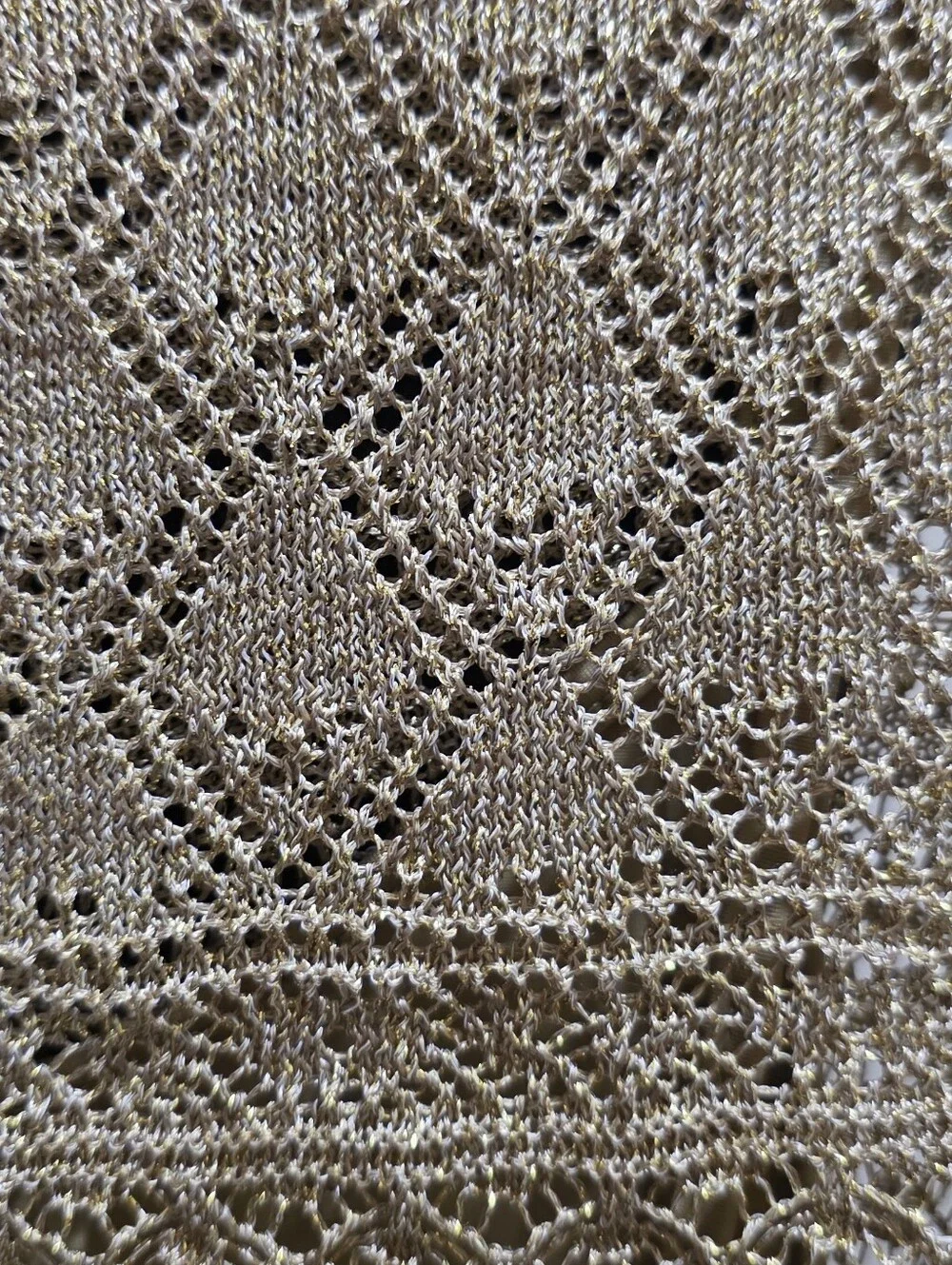 Ralph Lauren Gold Crochet PM Pullover Top With Tank Liner NWT - Picture 5 of 5
